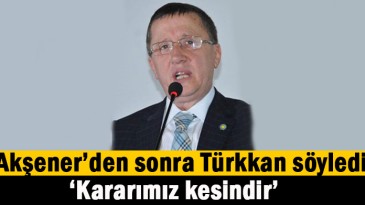 Her iki taraf ta kararımız kesin diyor, peki hangisi olacak?