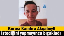 Kahvehane’de sırtından bıçaklandı