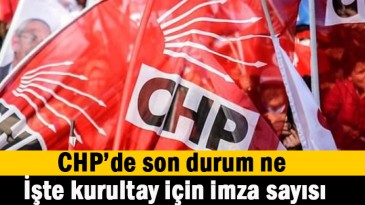 Kurultay için kaç imza atıldı?