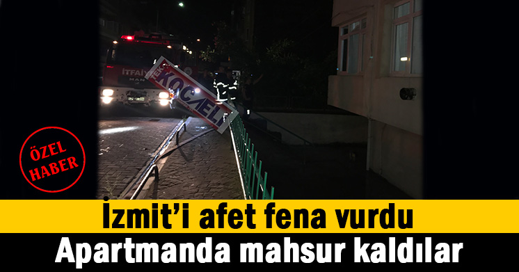 Binada adeta mahsur kaldılar