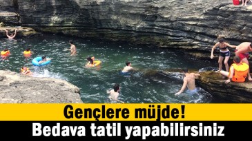 Gençlere bedava tatil