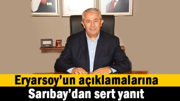 Sarıbay sert çıktı