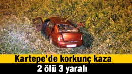 Korkunç kaza; 2 ölü 3 yaralı