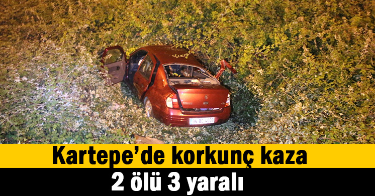 Korkunç kaza; 2 ölü 3 yaralı
