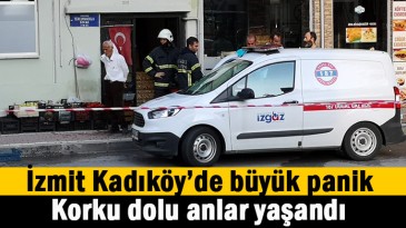 İzmit’te doğalgaz paniği