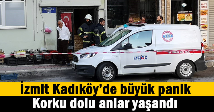 İzmit’te doğalgaz paniği
