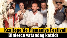 Kızıltepe’de Pişmaniye Festivali