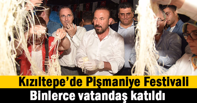 Kızıltepe’de Pişmaniye Festivali
