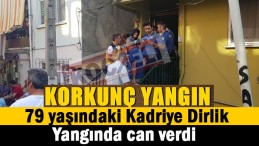 İzmit’te yangın; 1 ölü
