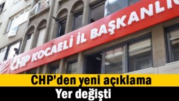 Yer değişti
