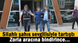 Silahla havaya ateş açtı