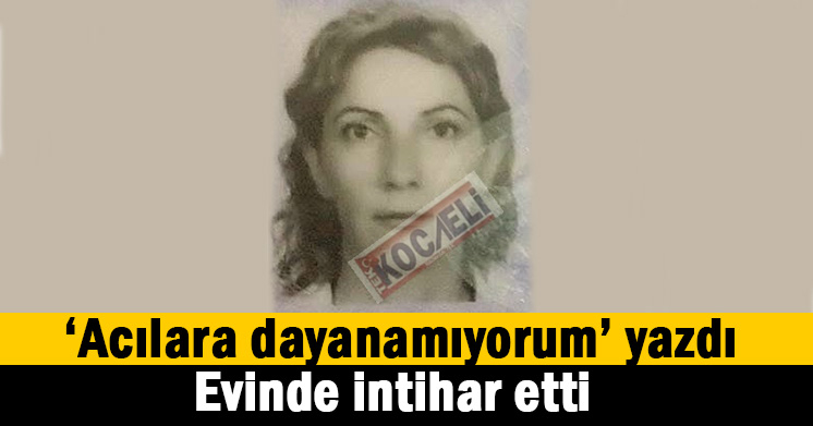 İzmit’te intihar
