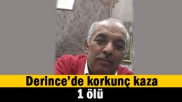 Derince’de kaza; 1ölü
