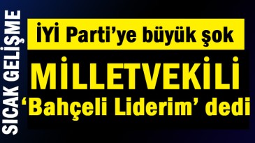 Bahçeli liderim, emri olur dedi