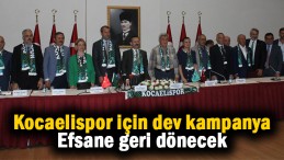 Kocaelispor efsanesi geri dönüyor