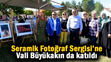 Kınık Köyü’ndeki sergiye protokolden yoğun katılım