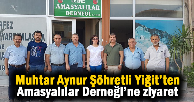 Körfezli Muhtar mahallesine hizmet gelsin diye çalışıyor