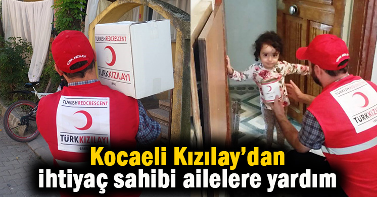 Kızılay’dan ihtiyaç sahibi ailelere yardım