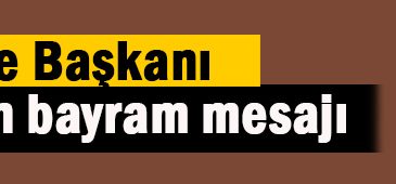 Körfez Belediye Başkanı Baran’ın bayram mesajı