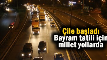 Trafik çilesi başladı