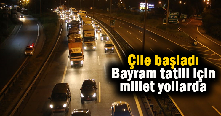 Trafik çilesi başladı
