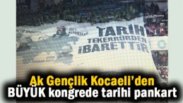 Ak Gençlik’ten tarihi pankart