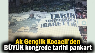 Ak Gençlik’ten tarihi pankart
