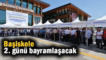 Başiskele bayramın 2. günü bayramlaşacak