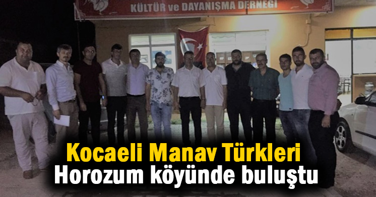 Manav Türkleri Dayanışma Platformu toplandı