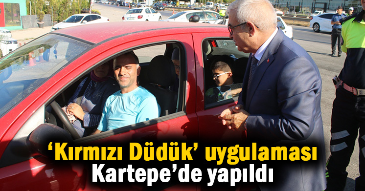 Kartepe’de ‘Kırmızı Düdük’ uygulaması