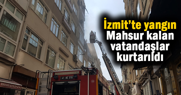 İzmit’te yangın