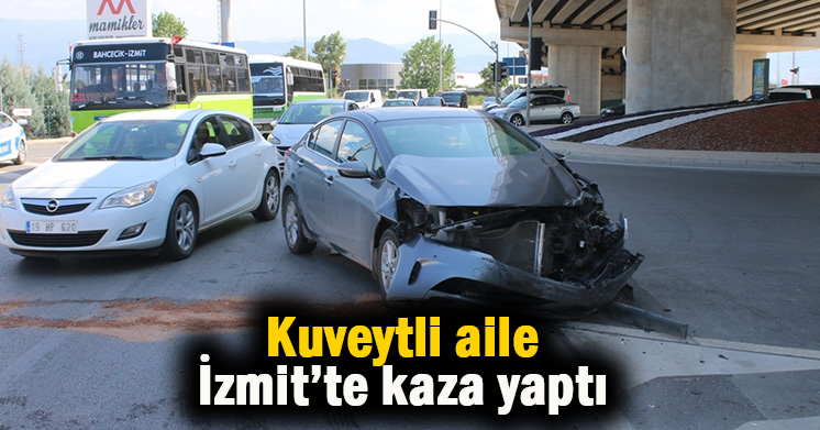 Kuveytli aile kaza yaptı