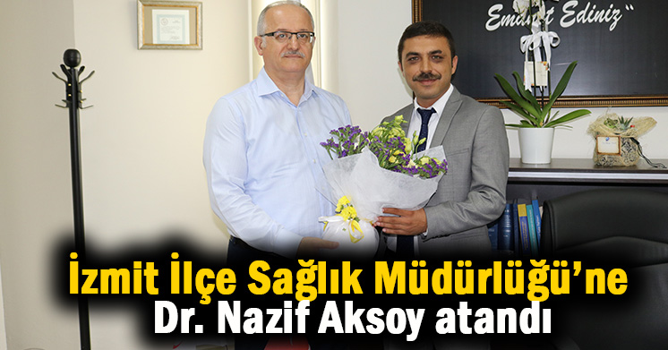 İl Sağlık Müdürü Ergüney’den Aksoy’a hayırlı olsun ziyareti