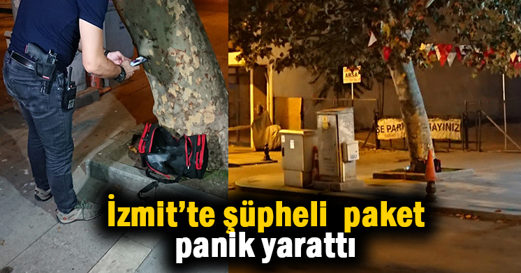 Şüpheli valiz panik yarattı