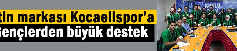 Ak Gençlerden Kocaelispor’a destek
