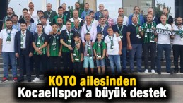 KOTO’dan Kocaelispor’a destek