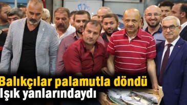 Balıkçılar Palamut ve İstavritle döndüler