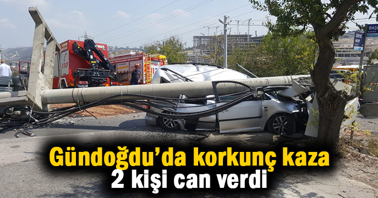 Korkunç kaza; 2 ölü