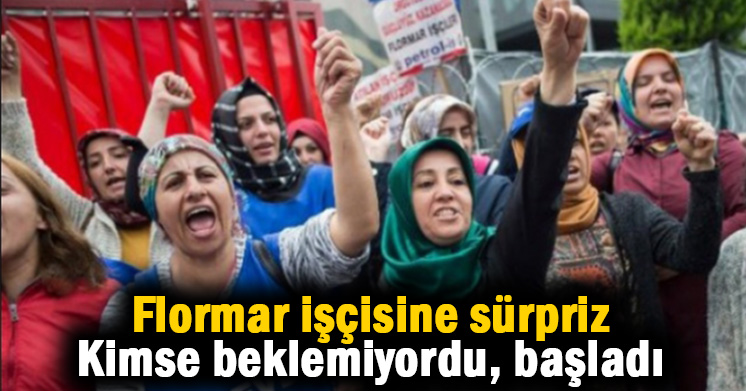 Direnişteki Flormar işçisine sürpriz