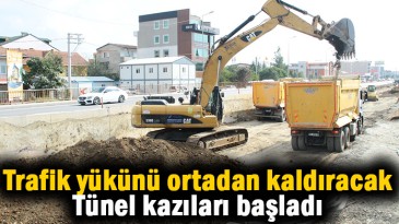 Köseköy Kavşağı’nın tünel kazıları başladı