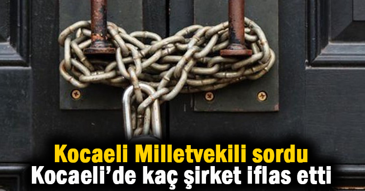 Kocaeli’de kaç şirket iflas etti