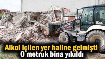 Metruk binalar yıkılıyor