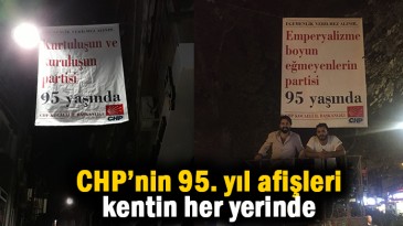 CHP’den 95. yıl afişleri