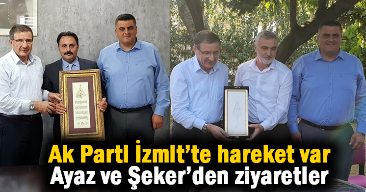 Şeker ve Ayaz’dan STK’lara ziyaret