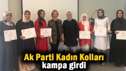 Ak Kadınlar kampa girdi