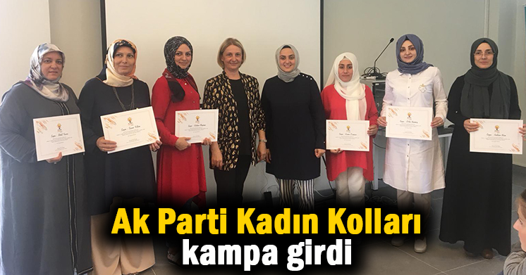 Ak Kadınlar kampa girdi