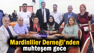 Mardinliler Gecesi’ne büyük katılım