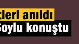 Menderes, Zorlu ve Polatkan anıldı