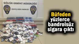 Büfe’de bandrolsüz sigara çıktı