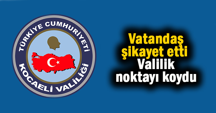 Valilik noktayı koydu